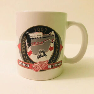 1997 Detroit Red  Wings Stanley Cup Champions Ceramic Coffee Mug Cup NHL Hockey